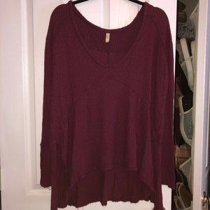 Free People long sleeve thermal top